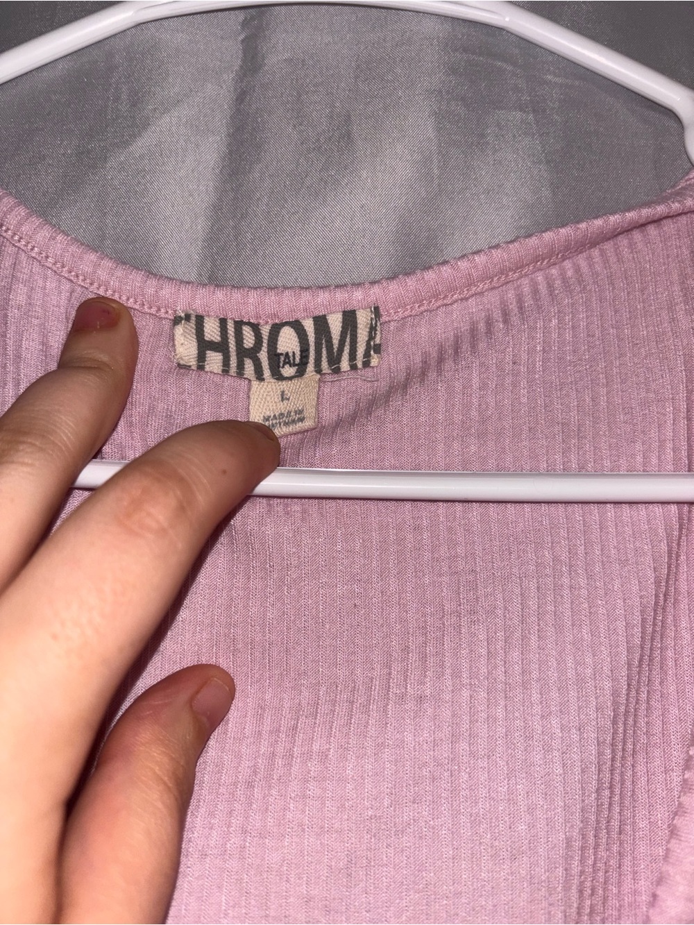 Hem Ribbed Button-Front Tank - Picture 2 of 5